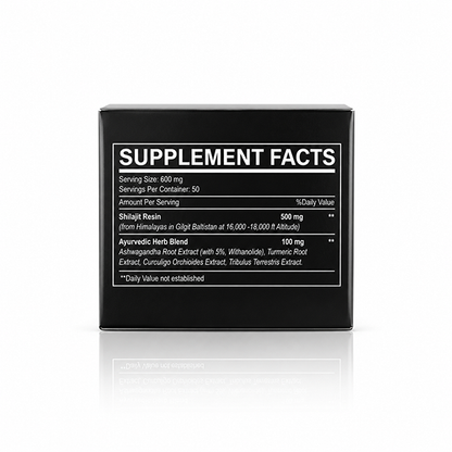 Pure Himalayan Shilajit Resin · 60% Fulvic Acid · Lab Tested · UK Stock